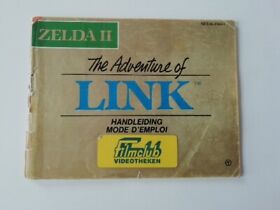 Notice Nintendo NES  Zelda II 2 The Adventure Of Link Version FAH