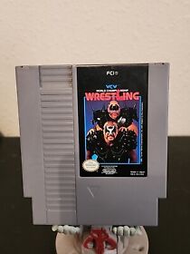 WCW World Championship Wrestling (Nintendo NES) Authentic Tested Free Shipping