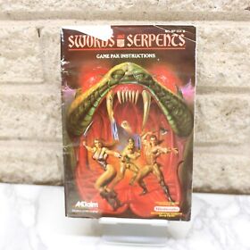 Swords and Serpents NES Nintendo MANUAL ONLY INSTRUCTIONS