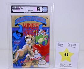 King's Knight Brand New Nintendo NES Factory Sealed WATA VGA Grade 75 NIB Rare