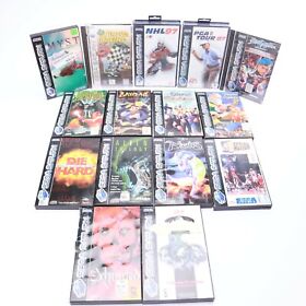 CIB Complete Sega Saturn Games - With Manuals & Cover - Great Condition