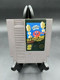 Clu Clu Land NES Video Game Vintage 5-Screw Cartridge Only