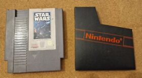 Star Wars Nintendo NES UK PAL game by JVC with Sleeve