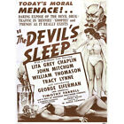 The Devils Sleep Bennies Phenos Drugs 1950's Canvas Wall Art Print