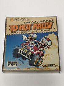 Nintendo Disk System  Famicom Grand Prix ll 3D Hot Rally  Game Japan NTSC-J