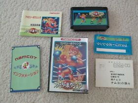 Family Boxing ( Family Computer , Famicom ) Game in Box with Manual Near Mint