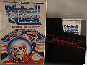 Pinball Quest (Nintendo Entertainment System, NES) BOX & GAME | AUTHENTIC! M864