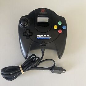 Dreamcast Black Controller Sega Sports Edition OEM HKT-7700 - WORKS/ HAS RATTLE