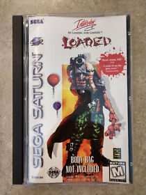Loaded (Sega Saturn, 1996) Complete CIB Game Case Manual, Manual & CD Nr MINT