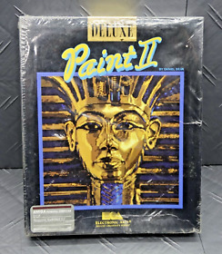 DELUXE Paint II 2 by Electronic Arts for AMIGA Big Box PC Original Seal Vintage2