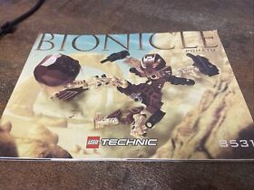 LEGO Bionicle (8531) ~ INSTRUCTIONS MANUAL Only Book ~ Pohatu ~ Technic