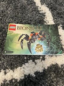 LEGO BIONICLE: Lord of Skull Spiders (70790) 100% Complete W/manual