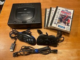 Sega Saturn Console, Controllers, Games, Power Cord, Bundle Lot, Untested 🔥🔥