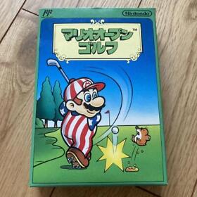 Mario Open Golf With Box And Instructions Famicom Software