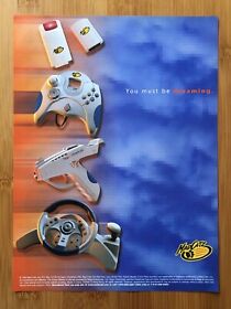 1999 Mad Catz Dreamcast Controllers/Accessories Vintage Print Ad/Poster Art Rare