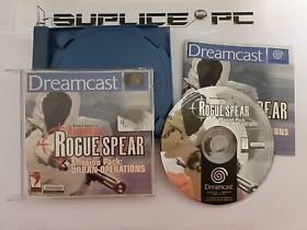 TOM CLANCY'S RAINBOW SIX ROGUE SPEAR + NOTICE + BOITE CASSEE - DREAMCAST - PAL