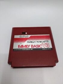 FAMILY BASIC V3 Famicom Nintendo Made in Japan Used