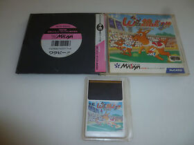 JAPAN IMPORT PC ENGINE GAME WALLABY HE SYSTEM W CASE & MANUAL NCS 