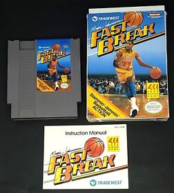 Magic Johnson's Fast Break (Nintendo Entertainment System, 1990) NES CIB