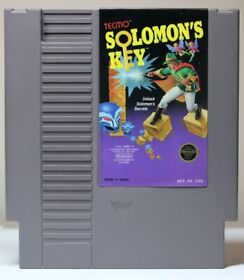NES GAME:  SOLOMON'S KEY  !!  1985  3-SCREW CARTRIDGE ONLY  TESTED/AUTHENTIC