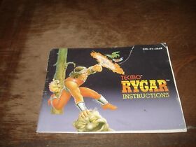 Rygar Manual Only NES Nintendo