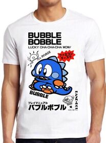 Bubble Bobble Japanese Poster Famicom Funny Gamer Movie Gift Tee T Shirt M967