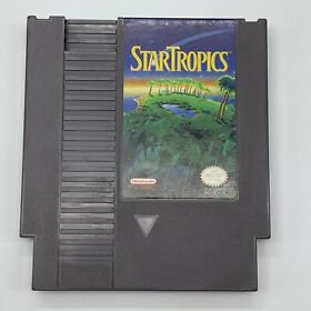 StarTropics Nintendo NES Cartridge Only Authentic Tested & Working Game GREAT!