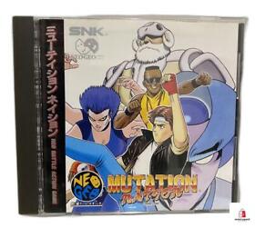 Neo Geo SNK  MUTATION NATION   Neogeo CD SNK"good" Japan Used