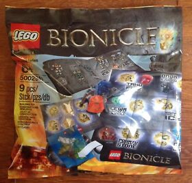 New Lego Bionicle Hero Pack Promo Poly Bag Set (5002941) Spider Mask Stickers