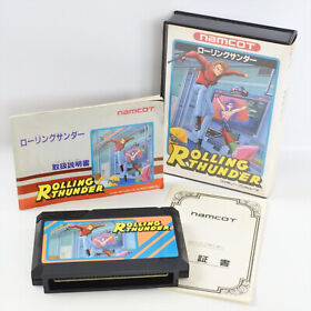 ROLLING THUNDER Namcot Famicom Nintendo 2193 fc