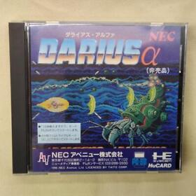 NEC PC Engine Darius Alpha HuCard Japan