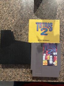 Tetris 2 (Nintendo Entertainment System, 1993) NES Rare Great Shape