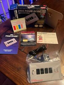 Nintendo NES Four Score Four Player Module - 1990 - NEW & COMPLETE IN BOX