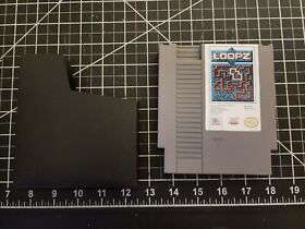 LOOPZ - Nintendo 1990 NES CARTRIDGE - AUTHENTIC TESTED & Working 