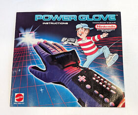 Nintendo NES 'POWER GLOVE' Instruction Manual Booklet - MATTEL - 1989