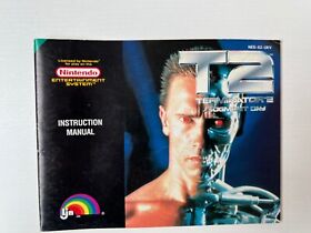 Manual de instrucciones de juego Terminator 2 Judgement Day Nintendo Nes versión del Reino Unido