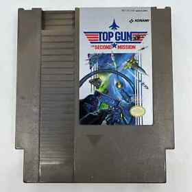 Cartucho de juego Nintendo NES Top Gun segunda misión solo TH6