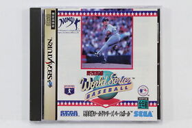 World Series Baseball Hideo Nomo SEGA Saturn SS Japan Import US Seller G510