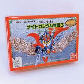 Famicom Software Sd Gundam Gaiden Knight Story 3 Instruction Manual JP