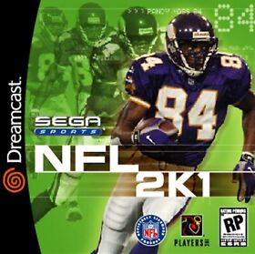 NFL 2K1 For Sega Dreamcast Football 0E