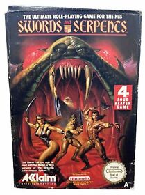 Swords and Serpents - Nintendo (NES) Video Game Retro PAL **FAST P&P**