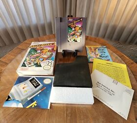 Vintage 1989 Nintendo NES HAL America VEGAS DREAM Game Poster Rg Card Sleeve Box