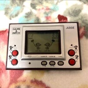 GAME & WATCH Judge Japanese version Nintendo Console Only Mint Japanese Version