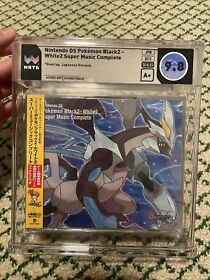 Pokémon Black 2-White 2 Super Music Complete Sealed Wata Graded 9.8 A+ Not VGA