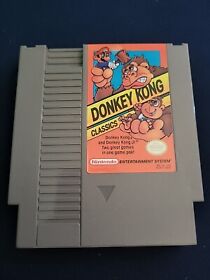 Donkey Kong Classics Nintendo NES Video Game Cart