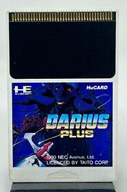 Darius Plus (PC Engine, 1990) Hu Card Only TESTED WORKING US SELLER