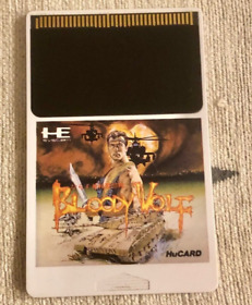 Bloody Wolf Hu Card Only Data East NEC PC Engine From Japan Tested w/Tracking