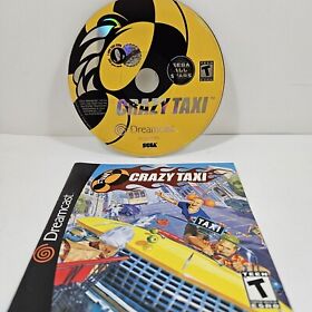 Crazy Taxi Sega Dreamcast Game and Manual 