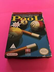 Championship Pool (Nintendo NES, 1993)  Box Only - No Game