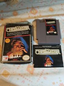 Chessmaster The (Nintendo NES) Complete in Box. FAIR Shape